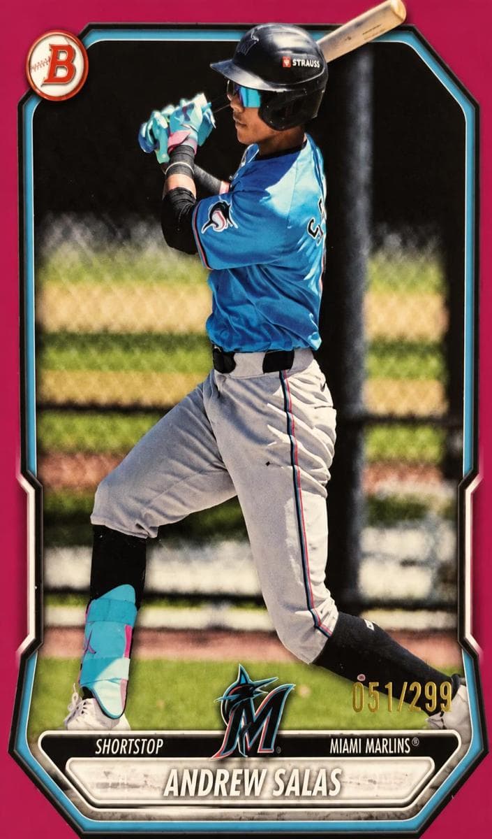 Andrew Salas trading card