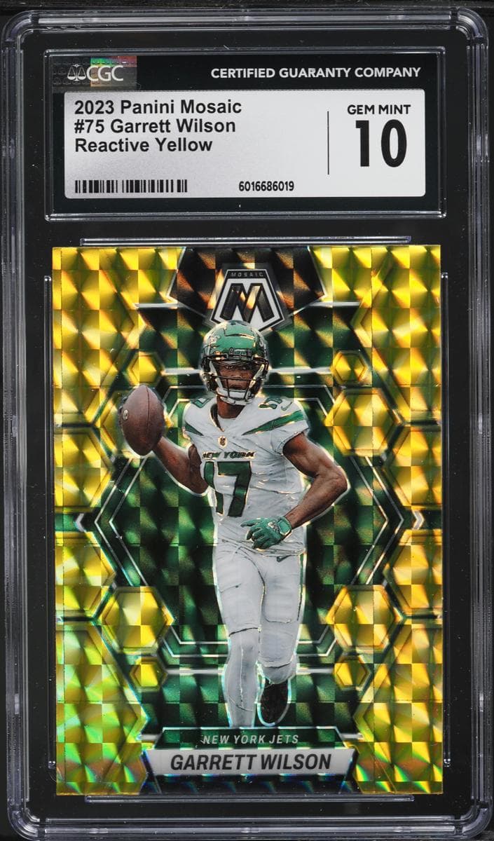 Garrett Wilson 2023 panini Panini Mosaic