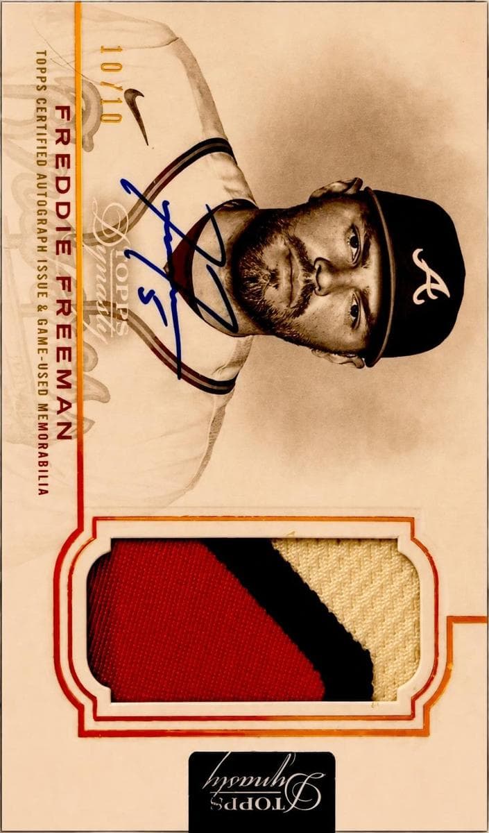 Freddie Freeman 2020 topps Topps Dynasty