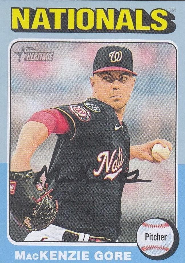 MacKenzie Gore 2024 topps Topps Heritage Mini