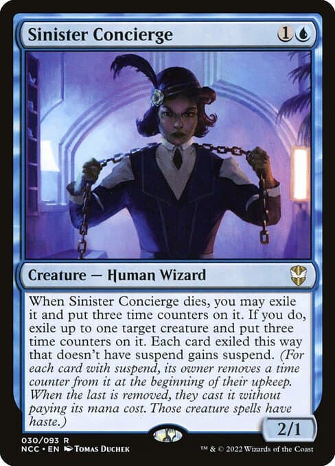Sinister Concierge 2022 Magic: The Gathering New Capenna Commander