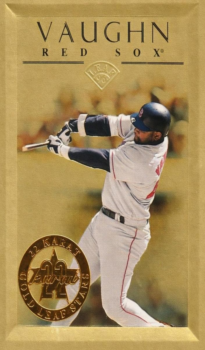 Mo Vaughn 1996 leaf Leaf