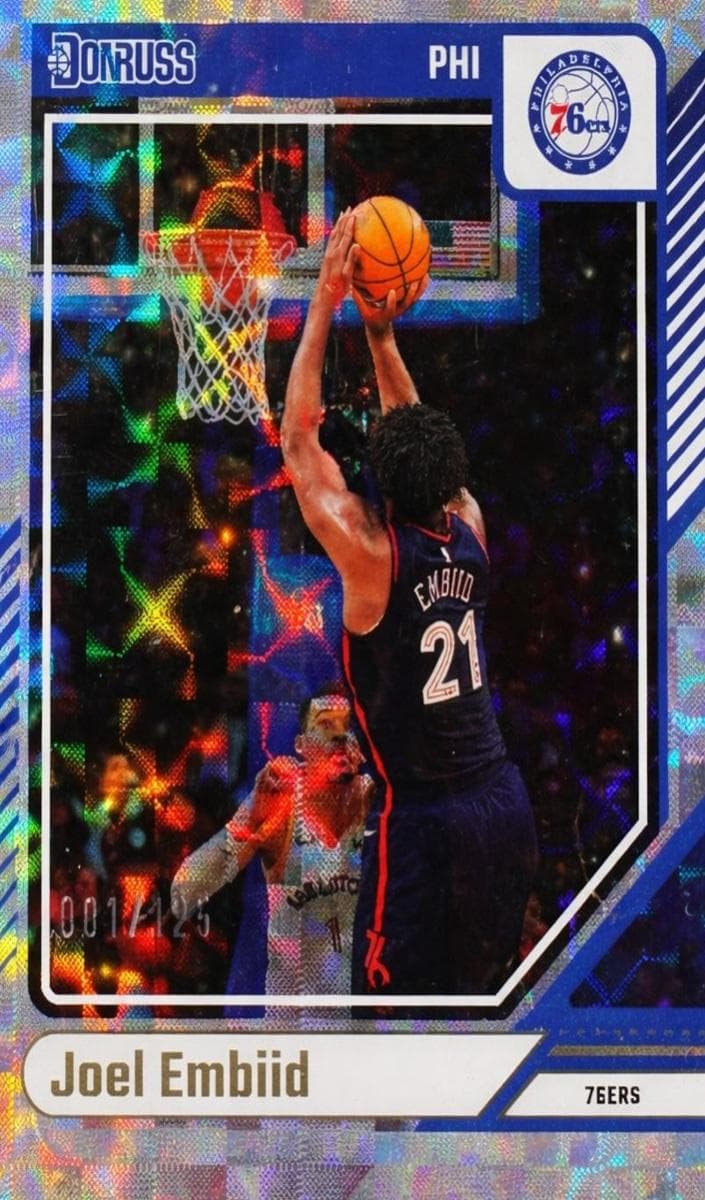 Joel Embiid 2024 panini Donruss
