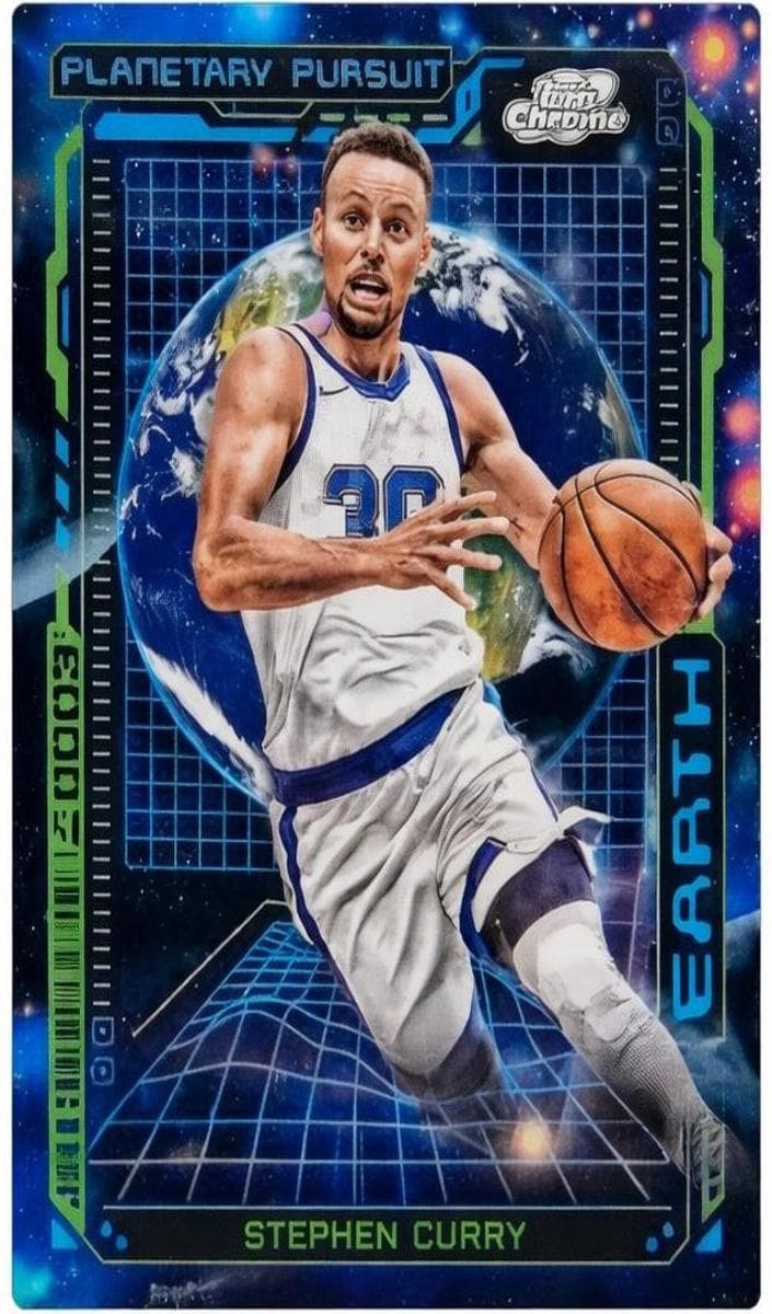 Stephen Curry 2023 topps Topps Chrome Cosmic