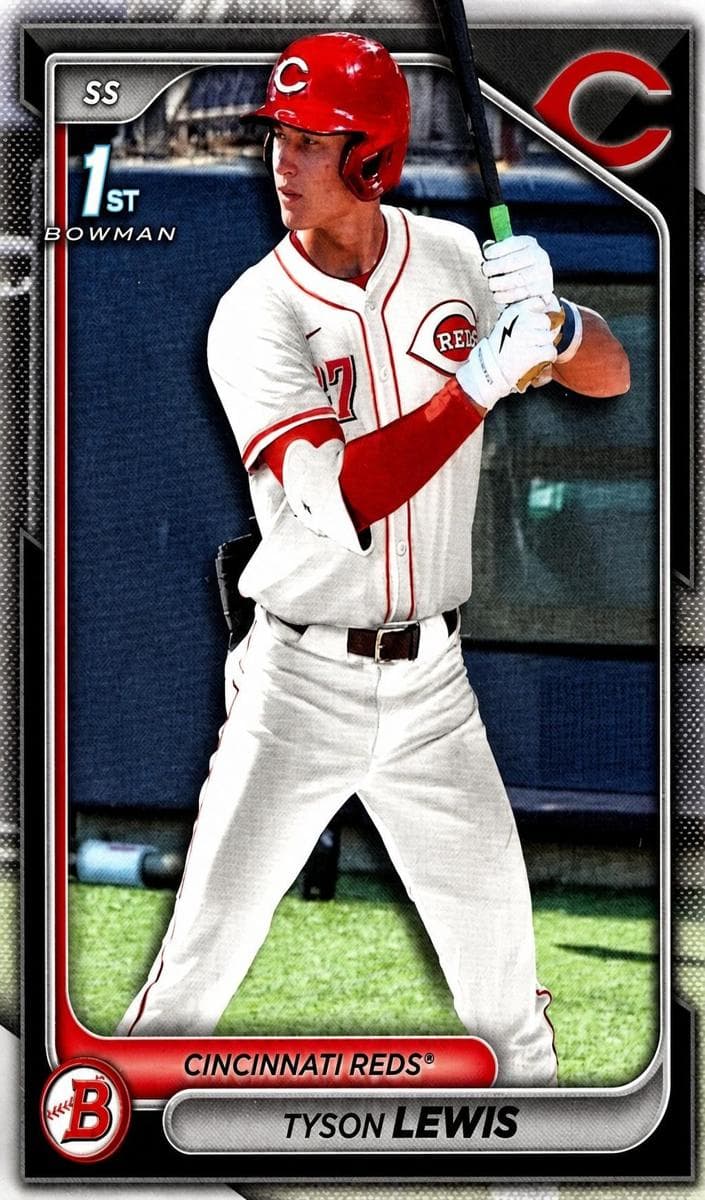 Tyson Lewis 2024 bowman Bowman Draft