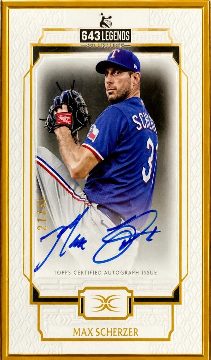 Max Scherzer 2024 topps