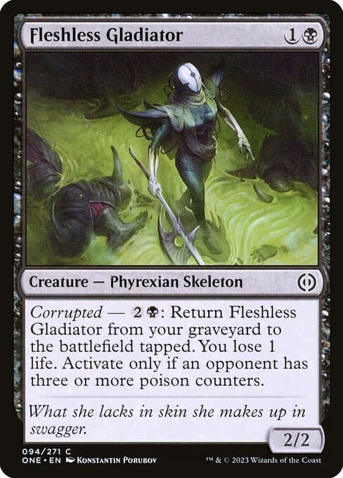 Fleshless Gladiator 2023 Magic: The Gathering Phyrexia: All Will Be One