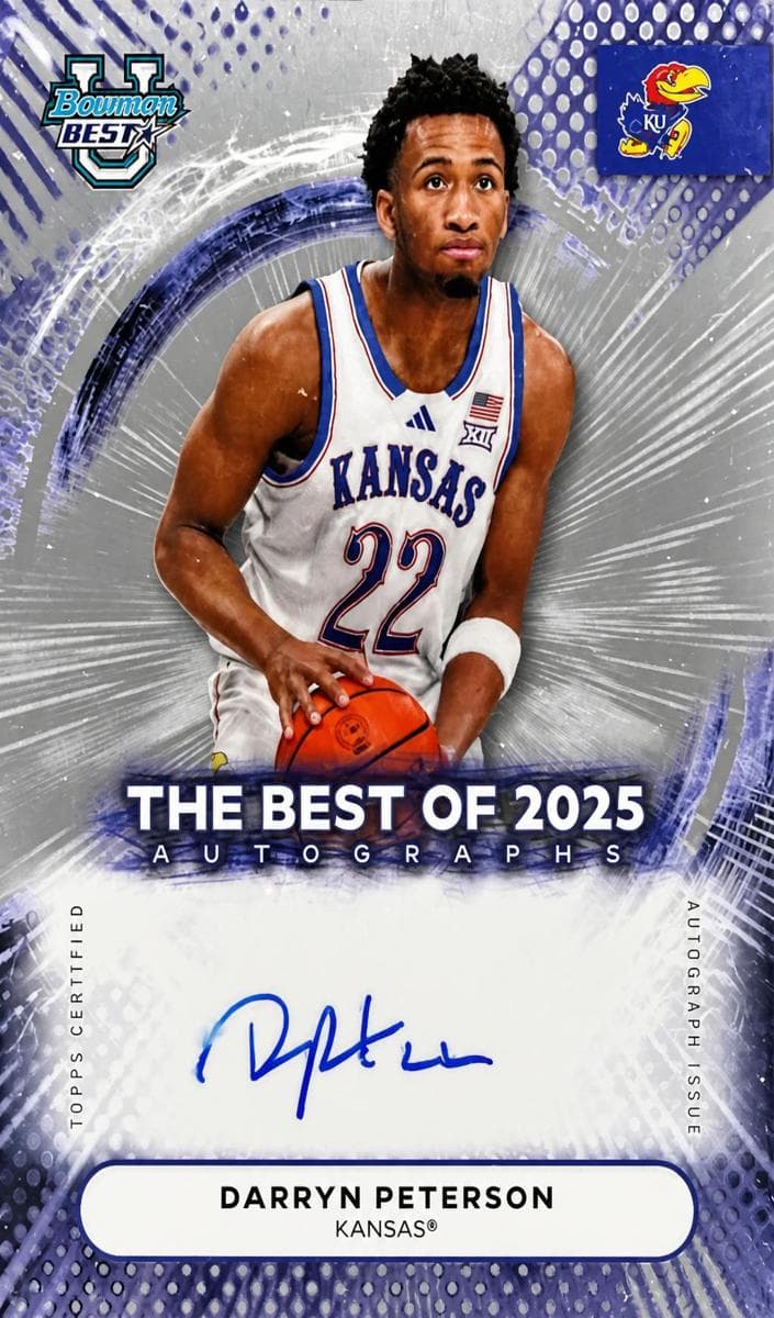 Darryn Peterson 2025 bowman