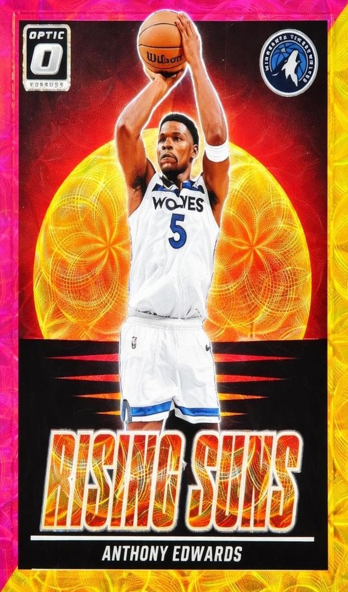 Anthony Edwards 2024 panini Donruss Optic