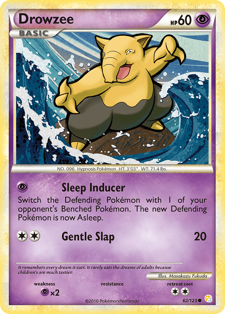 Drowzee 2010 Pokemon HeartGold & SoulSilver
