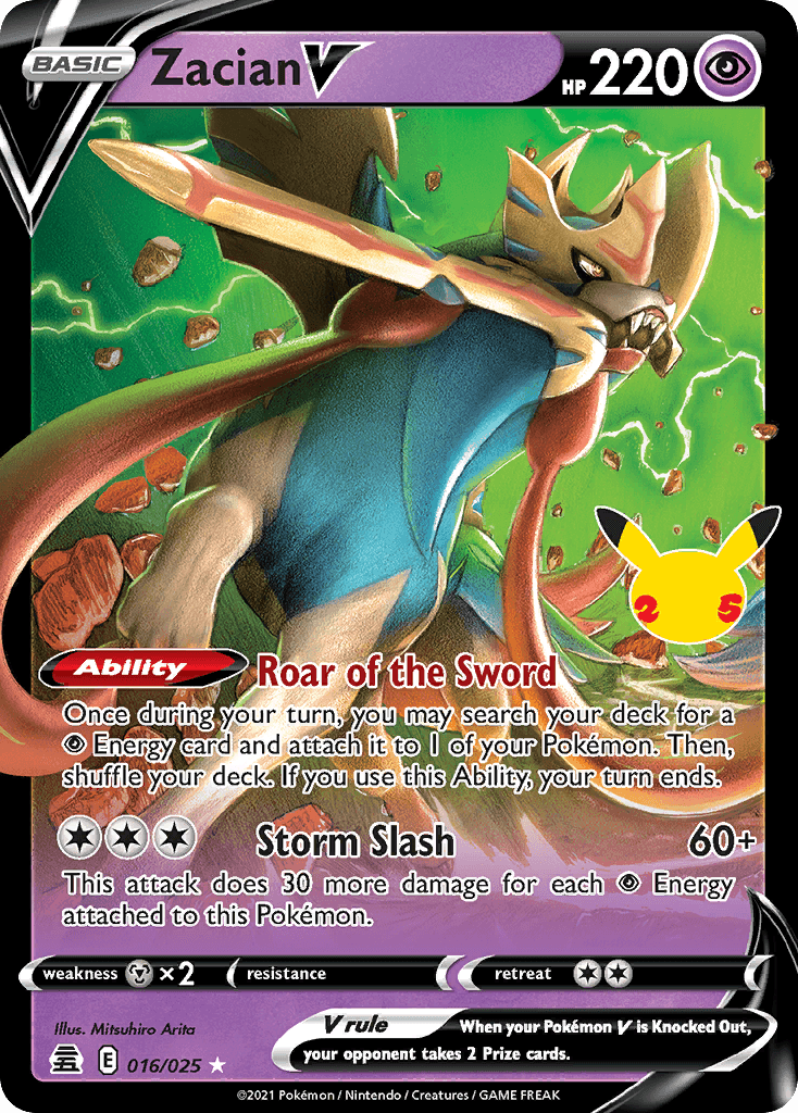 Zacian V 2021 Pokemon