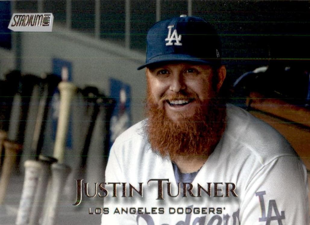 Justin Turner 2019 topps Stadium Club