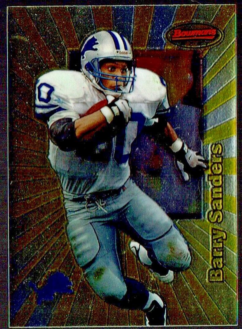 Barry Sanders 1998 unknown Bowman's Best