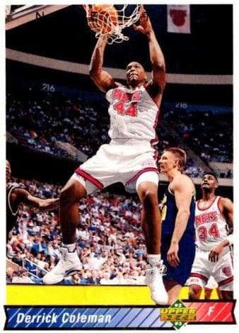 Derrick Coleman 1992 upper-deck Upper Deck