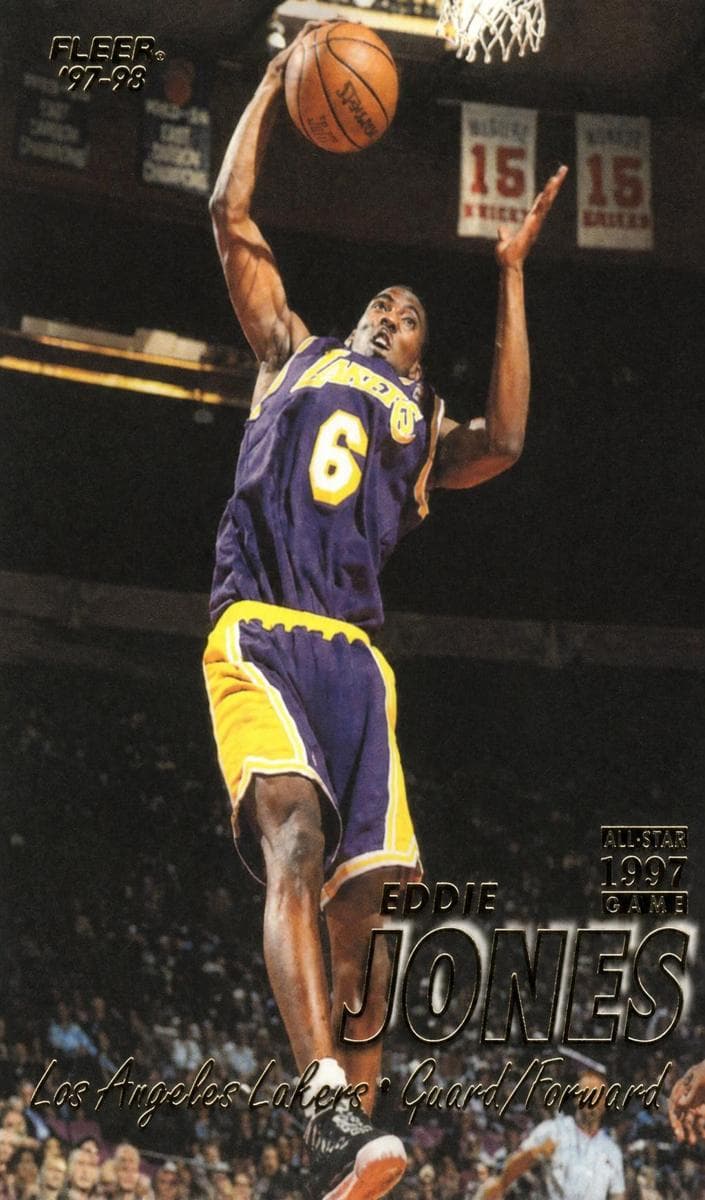 Eddie Jones 1997 fleer Fleer