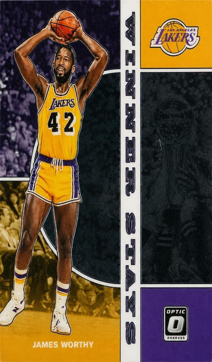 James Worthy 2019 panini Donruss Optic