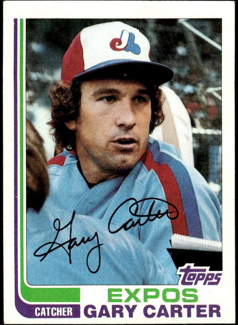 Gary Carter trading card