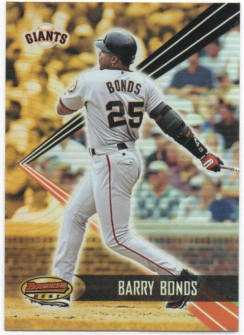 Barry Bonds 2001 bowman Bowman's Best