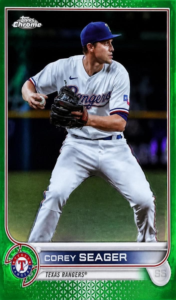 Corey Seager 2022 topps Topps Chrome Update
