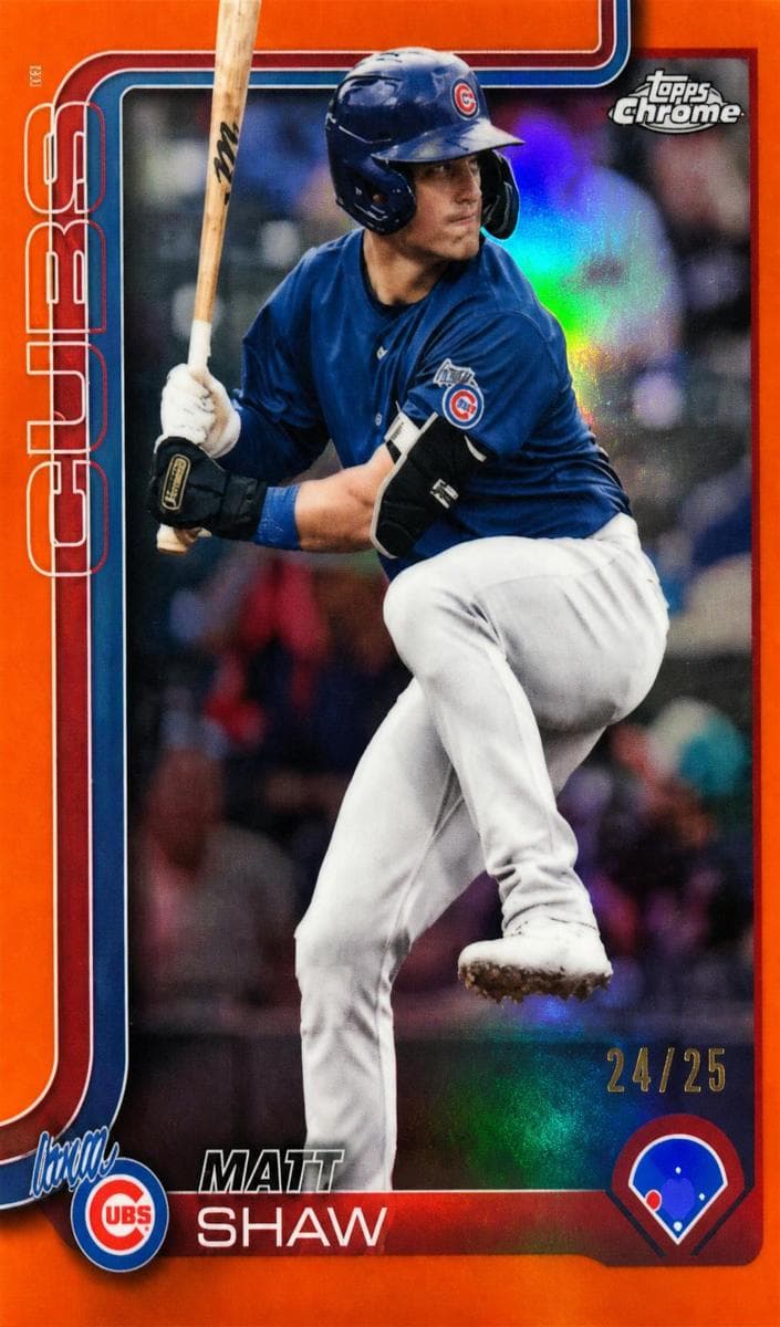 Matt Shaw 2025 topps Topps Pro Debut