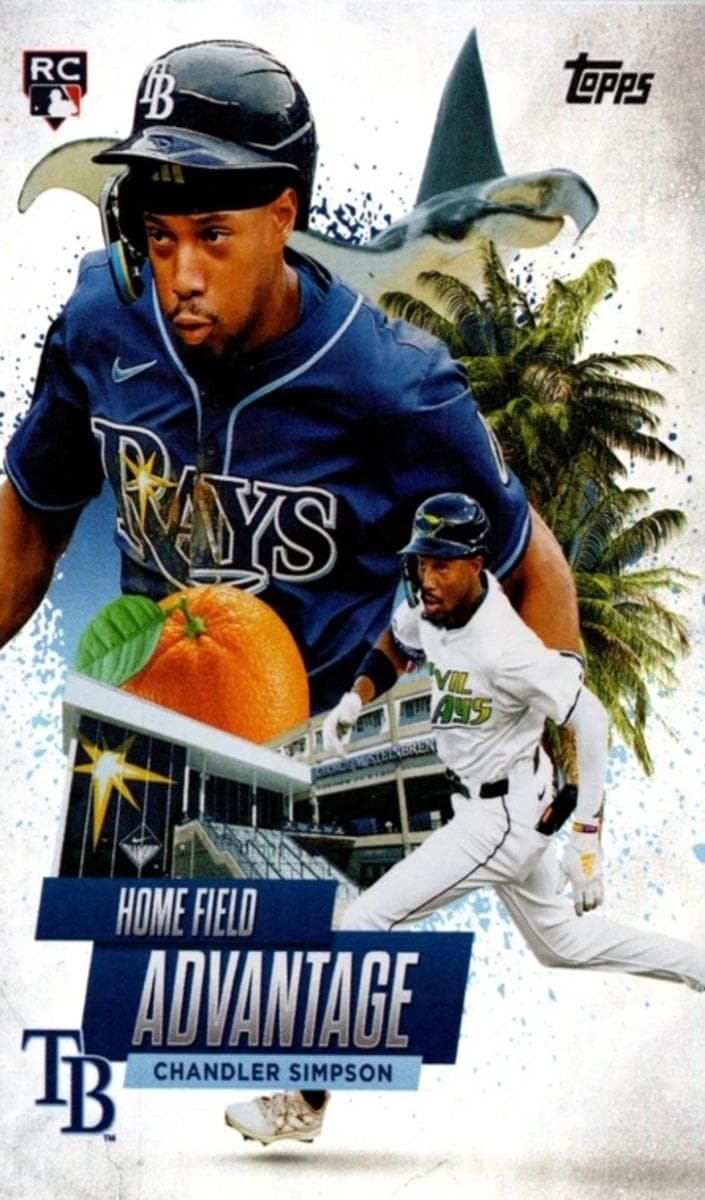 Chandler Simpson 2025 topps Topps Update Home Field Advantage example 2