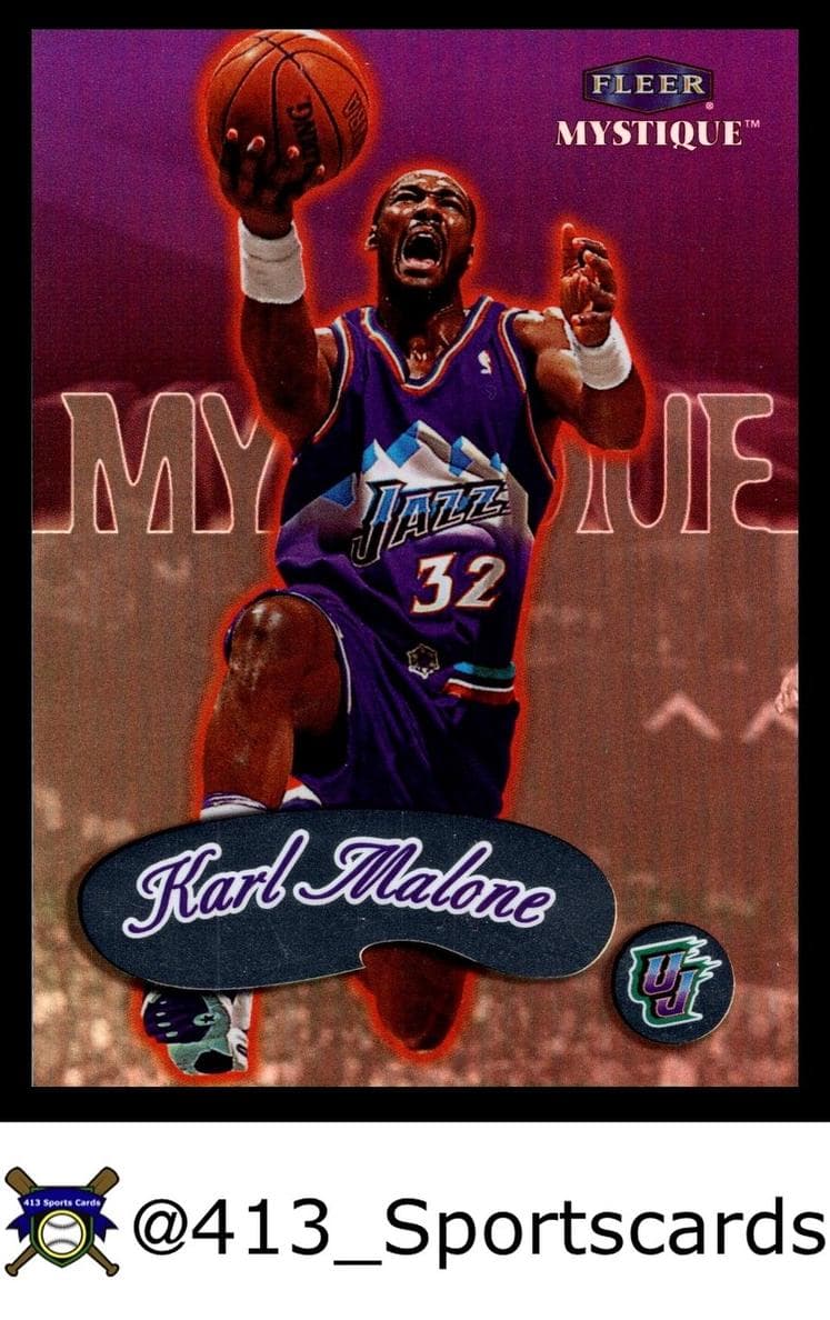 Karl Malone 1999 fleer Mystique