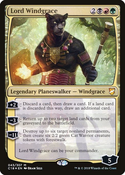 Lord Windgrace 2018 Magic: The Gathering Commander 2018
