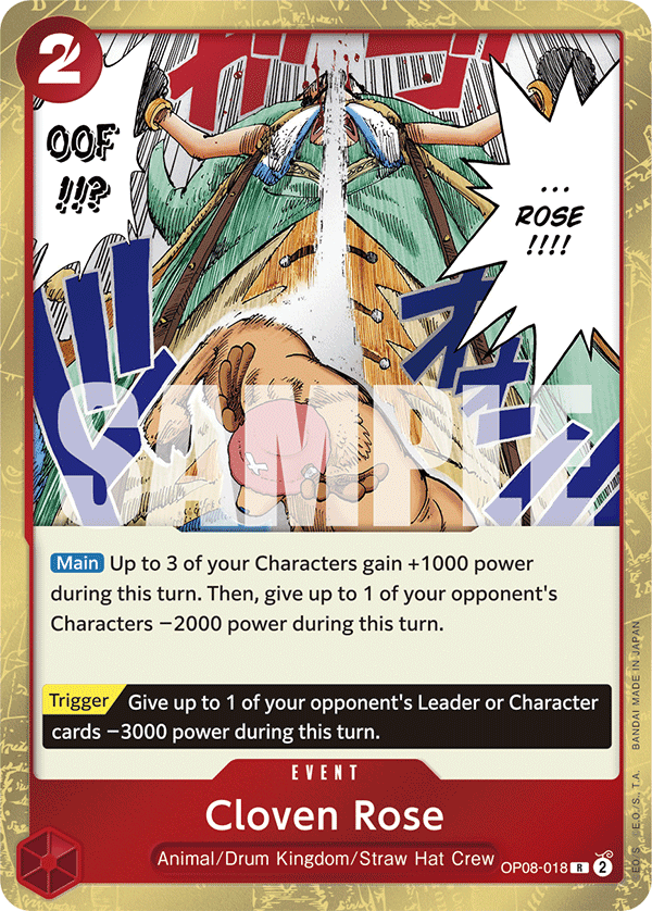 Cloven Rose 2024 One Piece Japanese Two Legends