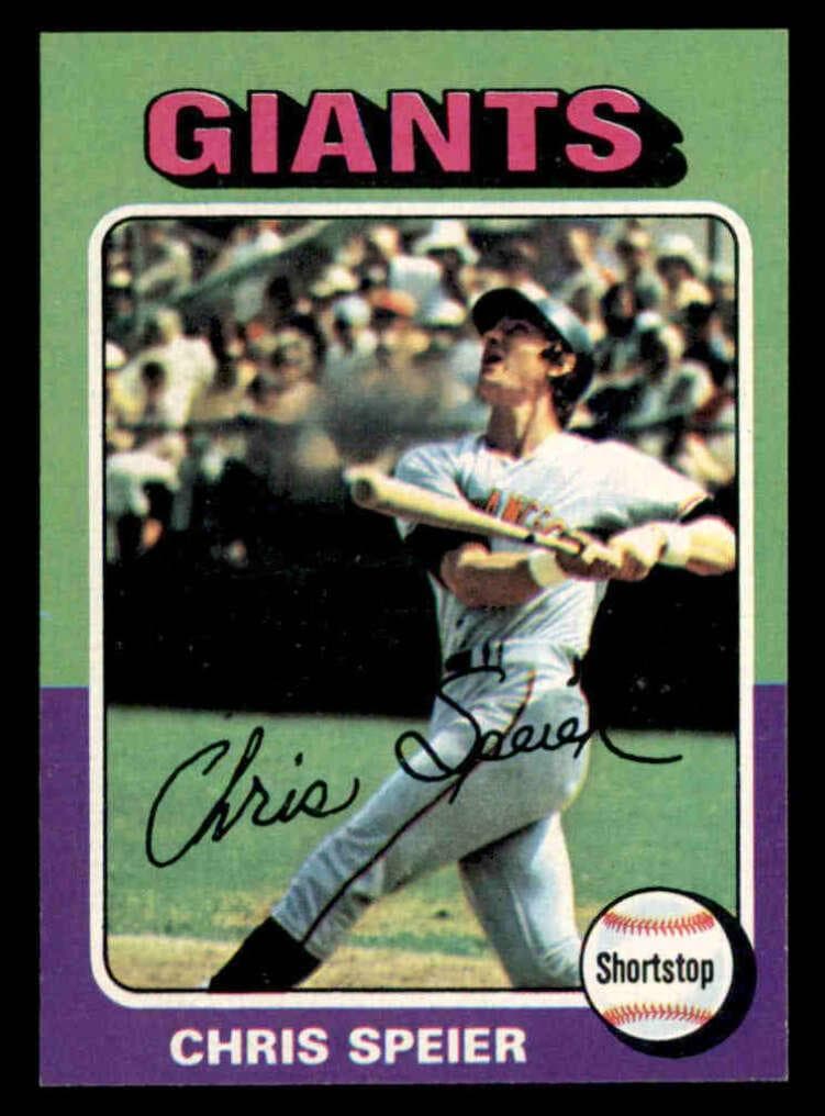 Chris Speier 1975 topps Topps