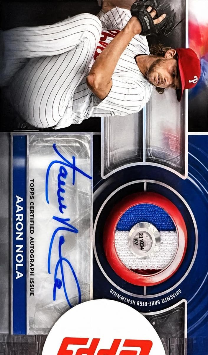 Aaron Nola 2024 topps Topps Tribute