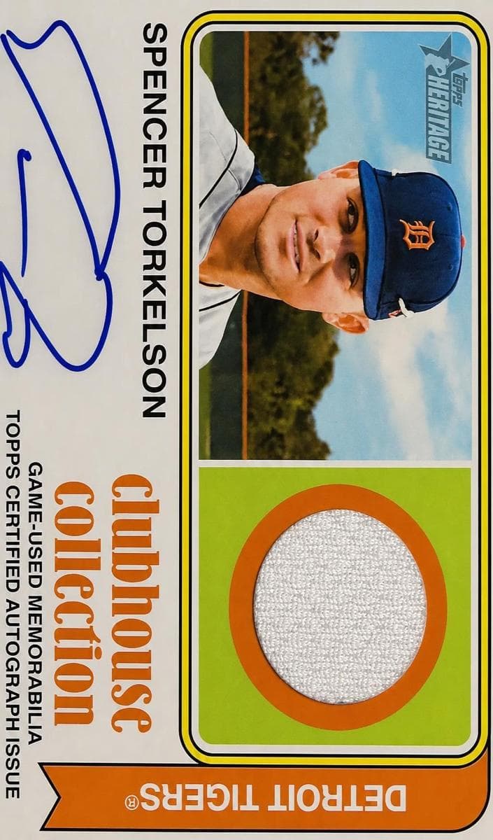 Spencer Torkelson 2023 topps Topps Heritage