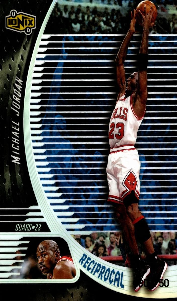 Michael Jordan 1998 upper-deck Ionix