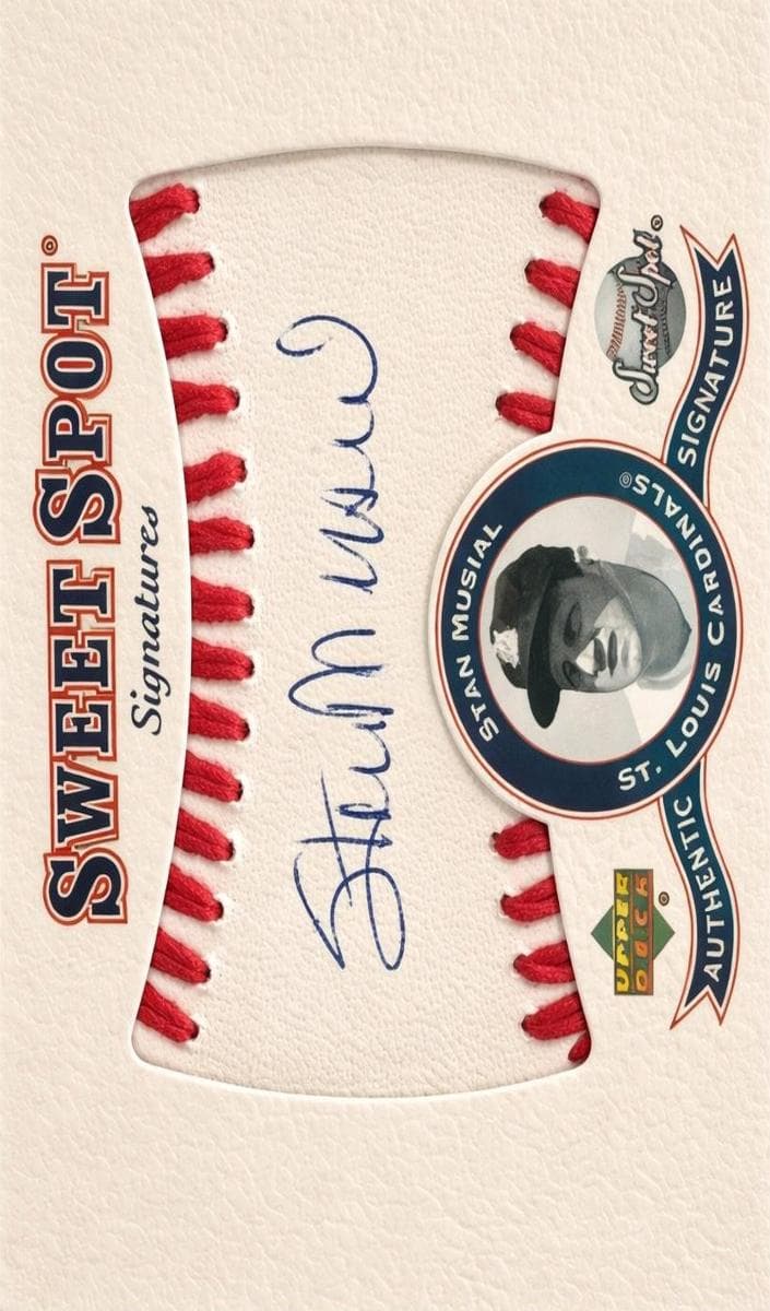 Stan Musial 2001 upper-deck Upper Deck Sweet Spot