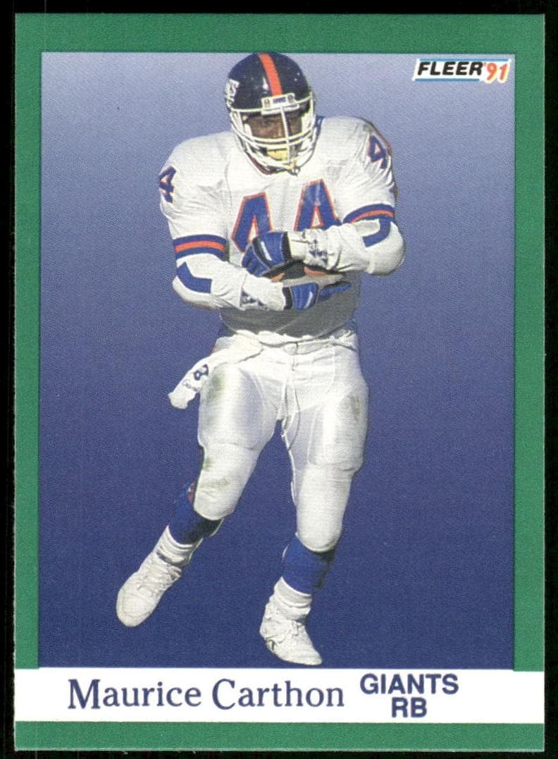 Maurice Carthon 1991 fleer