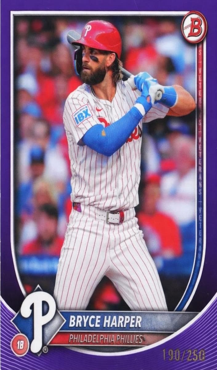 Bryce Harper 2025 bowman Bowman