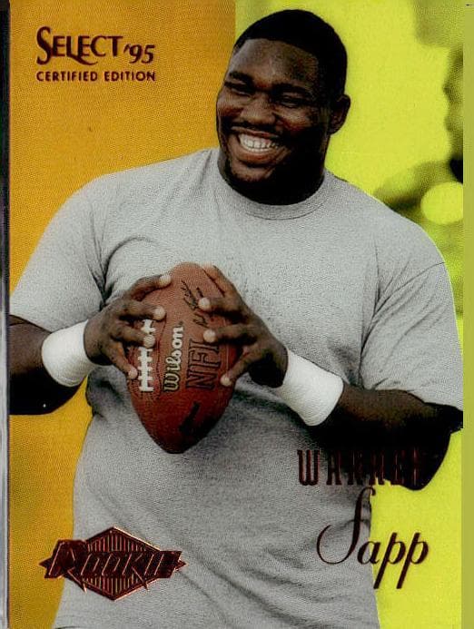 Warren Sapp 1995 panini