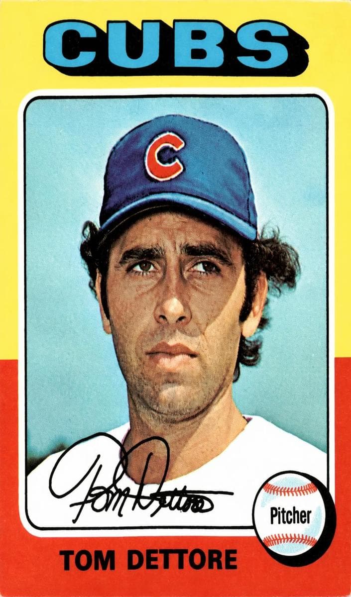 Tom Dettore 1975 topps Topps