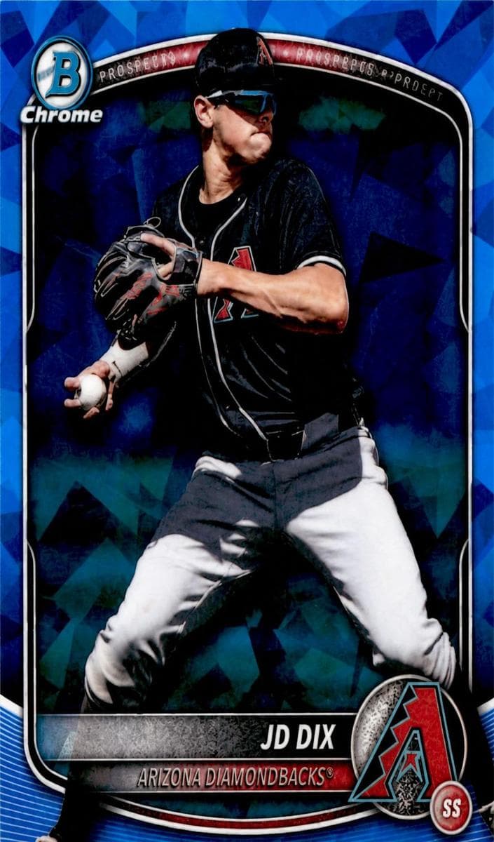 JD Dix 2025 bowman Bowman Draft Sapphire