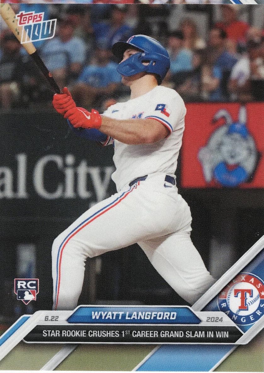 Wyatt Langford 2024 topps Now