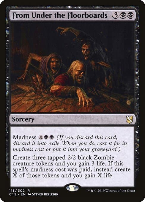 From Under the Floorboards 2019 Magic: The Gathering Commander 2019