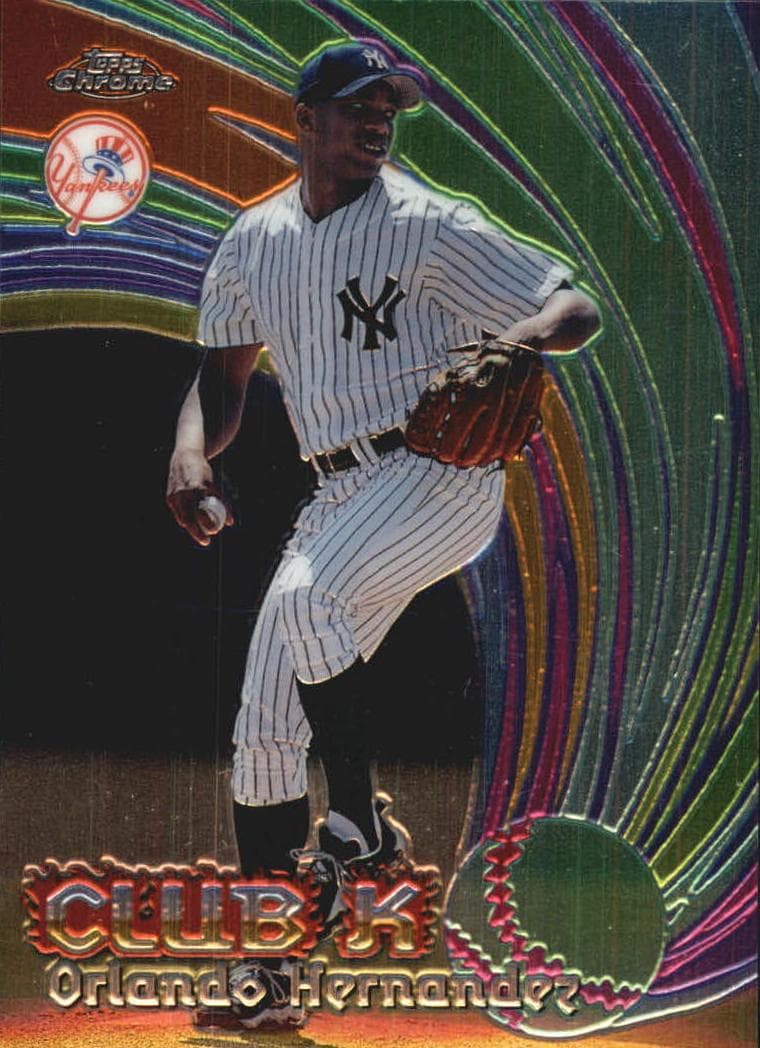 Orlando Hernandez 1999 topps Topps Chrome