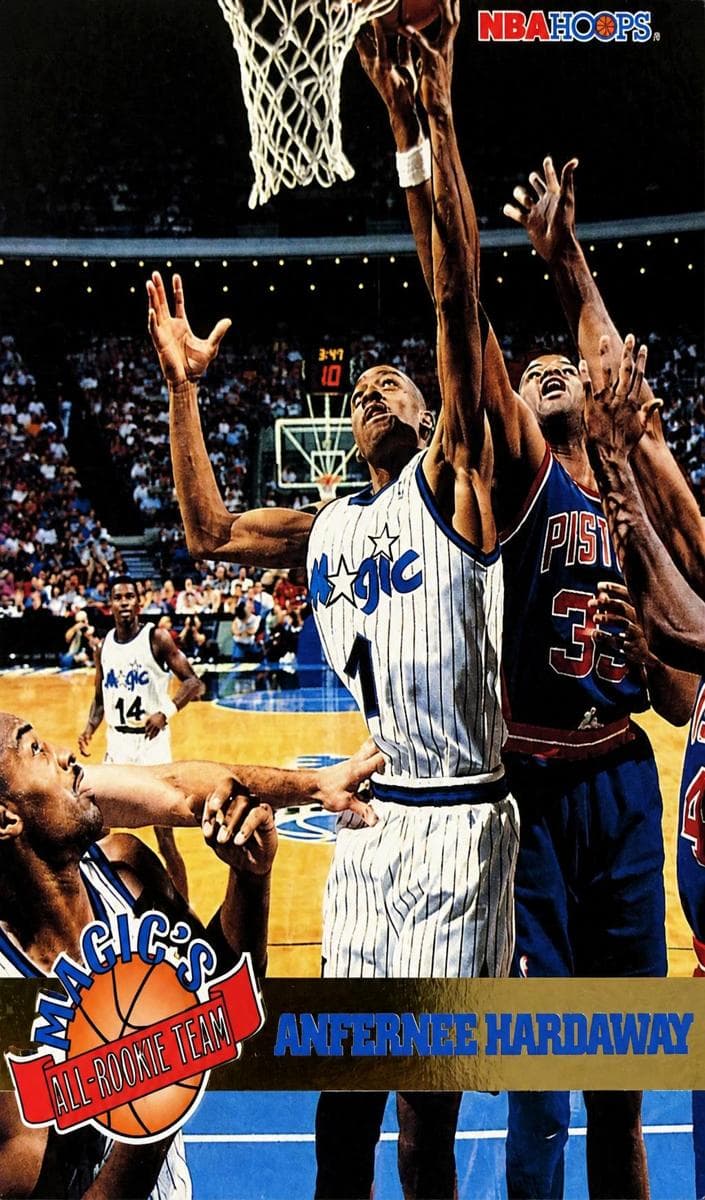Anfernee Hardaway 1993 panini Hoops