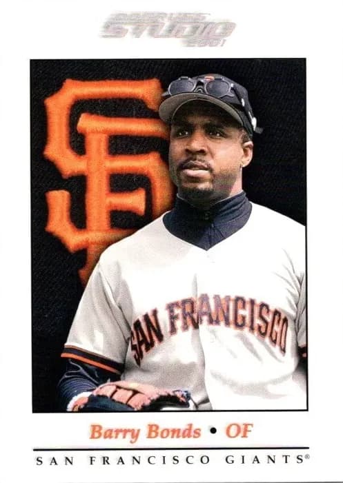 Barry Bonds 2001 panini Donruss Studio