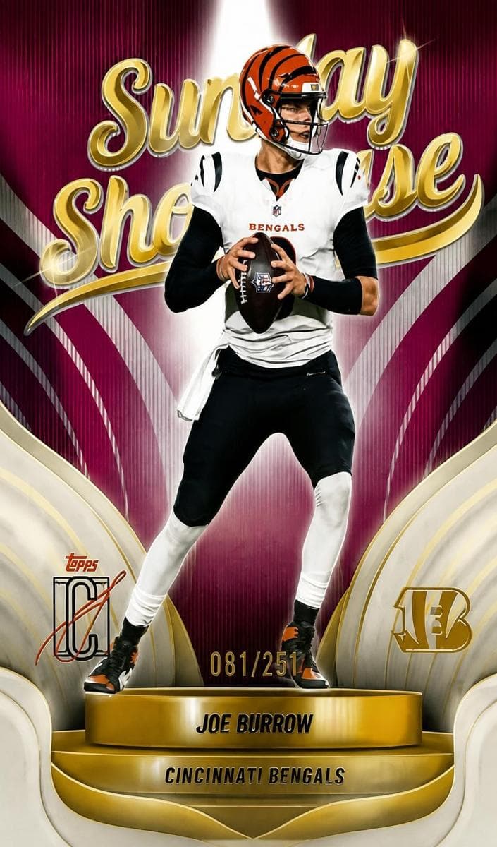Joe Burrow 2025 topps Topps Signature Class