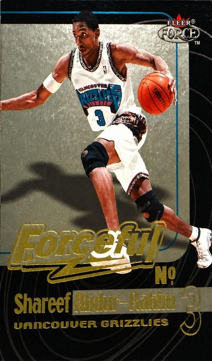 Shareef Abdur-Rahim 1999 fleer Force