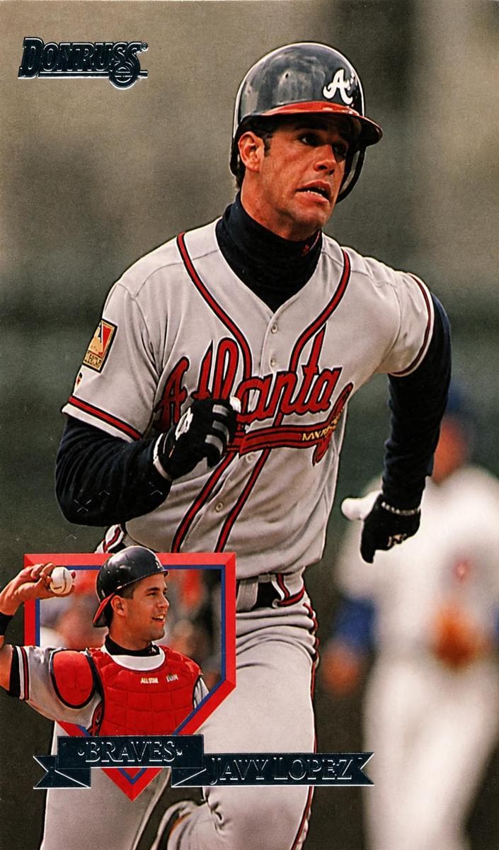 Javy Lopez 1995 panini Donruss
