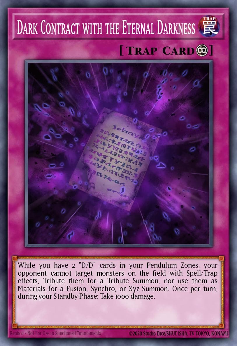 Dark Contract with the Eternal Darkness 2017 Yu-Gi-Oh!