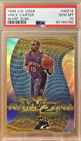 Vince Carter 1999 upper-deck Ionix