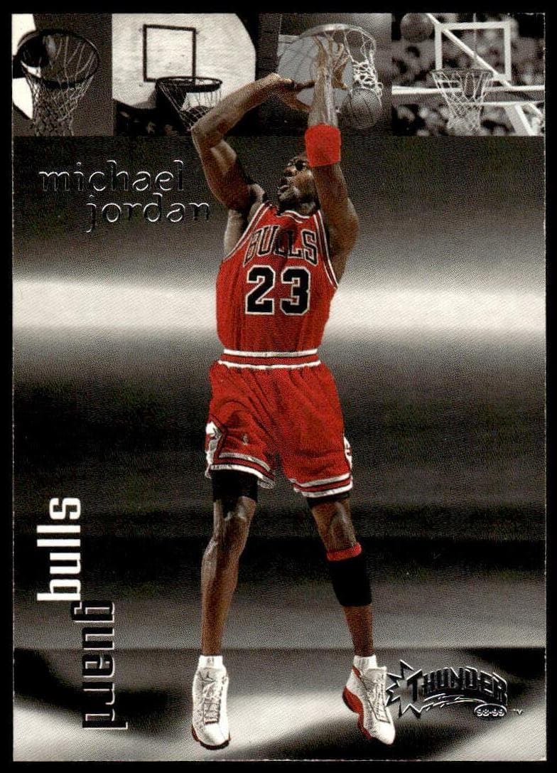 Michael Jordan 1998 skybox Thunder