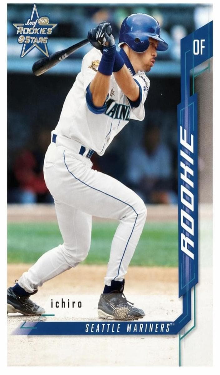 Ichiro Suzuki 2001 leaf Leaf Rookies & Stars